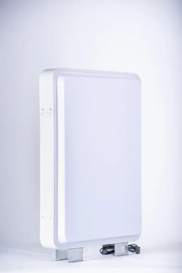LETRERO LED DOBLE CARA RECTANGULAR 60X80 CM