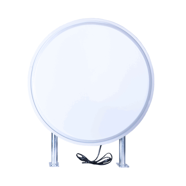 LETRERO LED DOBLE CARA REDONDO 50 CM