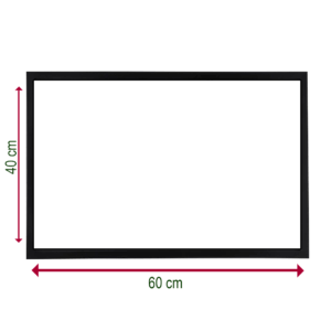 CAJA DE LUZ 40X60 MARCO NEGRO