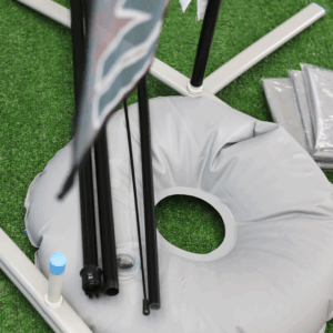 ESTRUCTURA BANDERA 5.50 CON BASE X Y CONTRAPESO