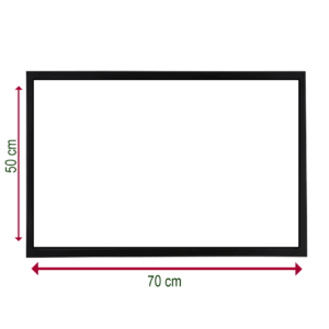 CAJA DE LUZ 50X70 MARCO NEGRO