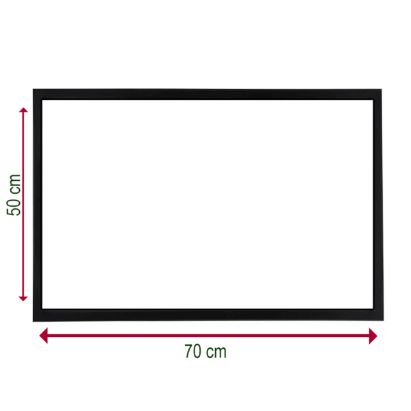 CAJA DE LUZ 50X70 MARCO NEGRO