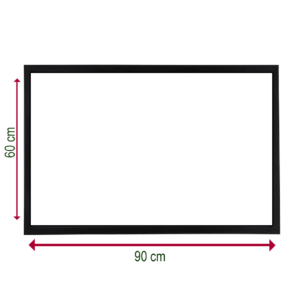 CAJA DE LUZ 60X90 MARCO NEGRO