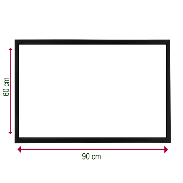 CAJA DE LUZ 60X90 MARCO NEGRO