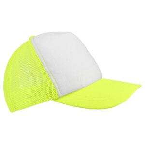 GORRA AMARILLO NEON BLANCO PREMIUM