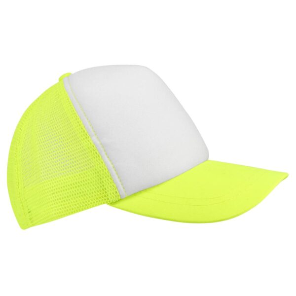 GORRA AMARILLO NEON BLANCO PREMIUM