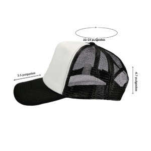 GORRA NEGRA / BLANCO PREMUIM
