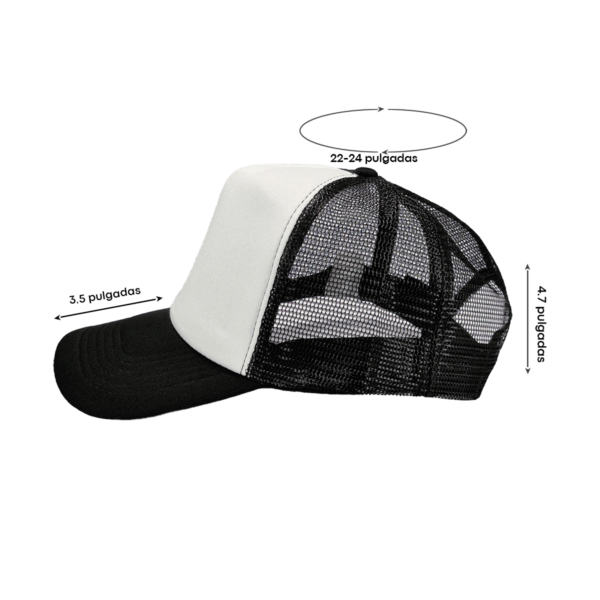GORRA NEGRA / BLANCO PREMUIM