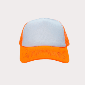GORRA NARANJA CON BLANCO