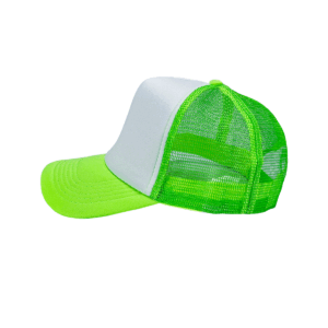 GORRA VERDE NEON CON BLANCO