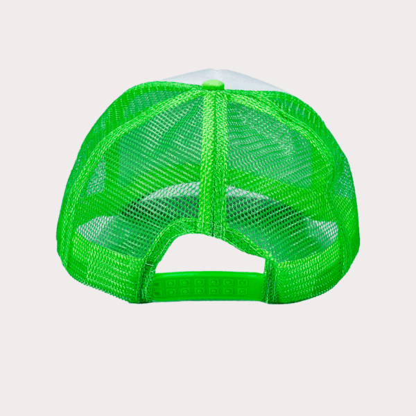 GORRA VERDE NEON CON BLANCO - Image 2