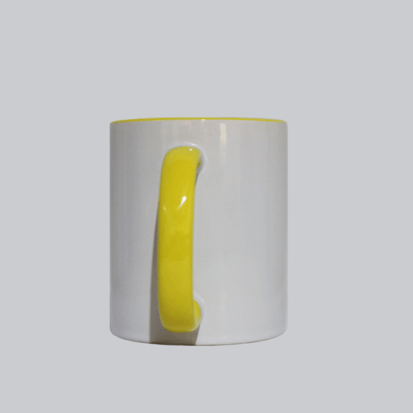 TAZA INTERIOR DE COLOR AMARILLO - Image 3