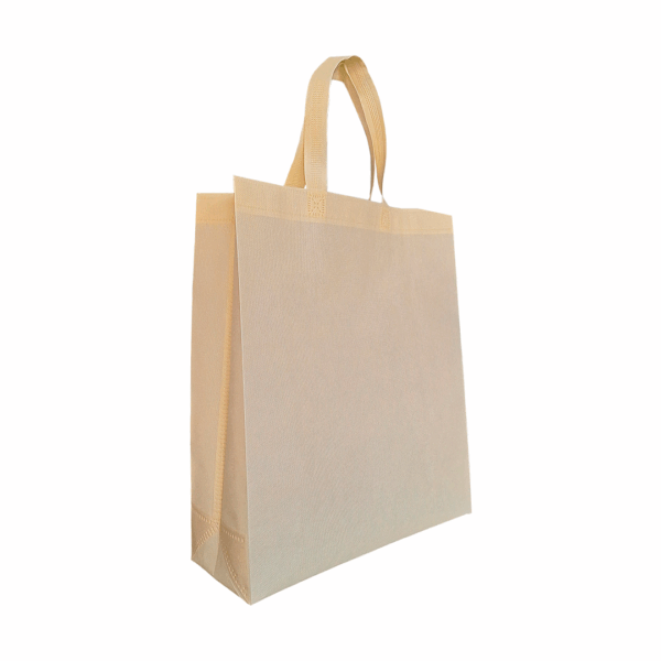 BOLSA DE ASA BEIGE 35X40X12 80 G
