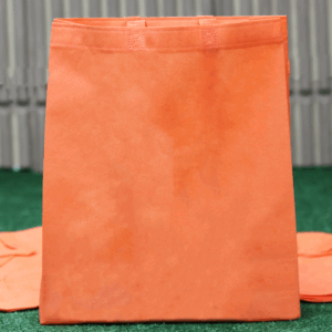 PAQ. 100 BOLSAS DE ASA NARANJA 35X40X12 80 G