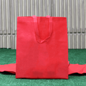 PAQ. 100 BOLSAS DE ASA ROJA 35X40X12 80 G