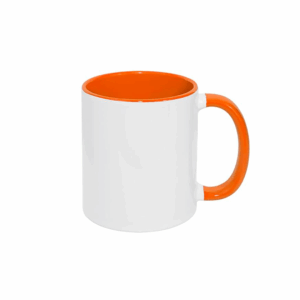 TAZA INTERIOR COLOR NARANJA