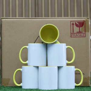 TAZA INTERIOR DE COLOR AMARILLO