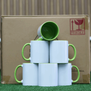 TAZA INTERIOR DE COLOR VERDE