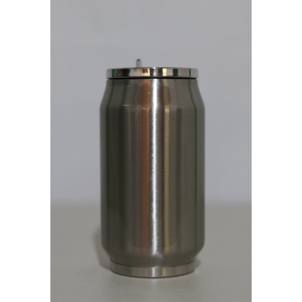 TERMO LATA 9 OZ PLATA