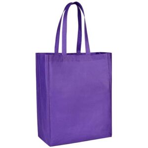 BOLSA DE ASA MORADA 35X40X12 80 G