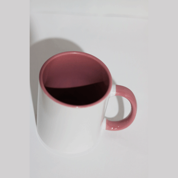 TAZA INTERIOR DE COLOR ROSA - Image 3