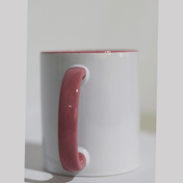 TAZA INTERIOR DE COLOR ROSA - Image 2