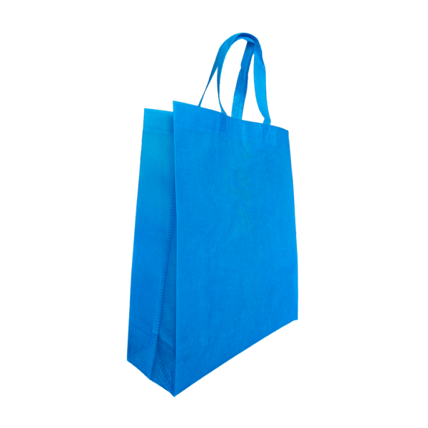 BOLSA DE ASA AZUL REY 35X40X12 80 G