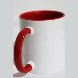 TAZA INTERIOR COLOR ROJA