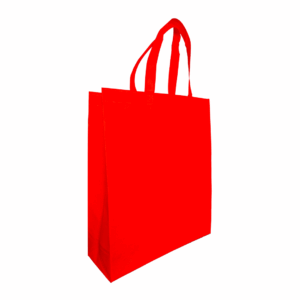 BOLSA DE ASA ROJA 35X40X12 80 G
