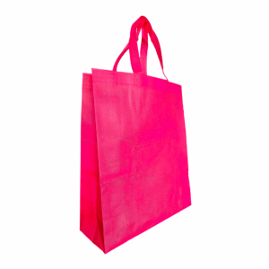 BOLSA DE ASA ROSA 35X40X12 80 G