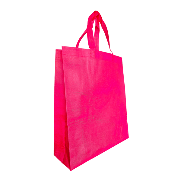 BOLSA DE ASA ROSA 35X40X12 80 G