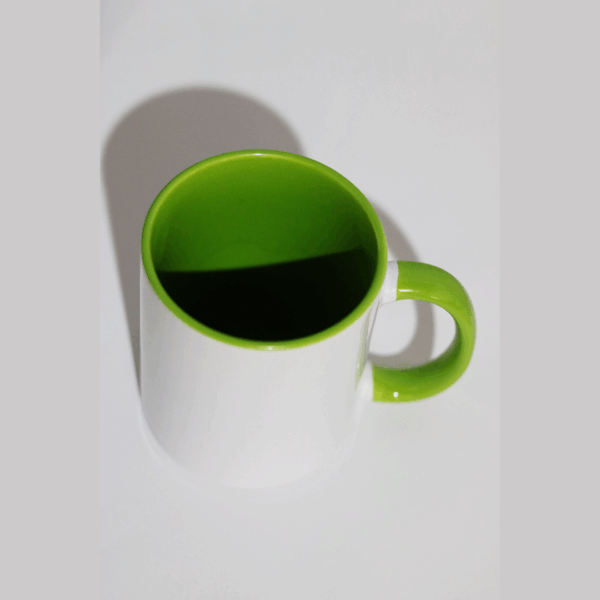 TAZA INTERIOR DE COLOR VERDE - Image 3